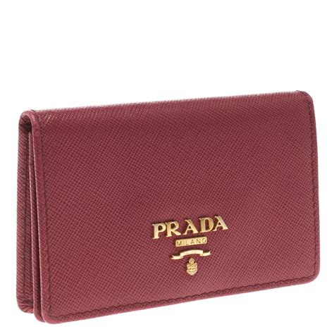 prada cardholder blue red angle|prada wallet logo.